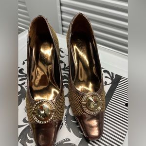 Bronze Pumps  Size 7-1/2